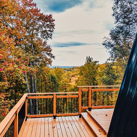 Secluded Mtn View New! 10 Mins To Gatlinburg Or Park Villa Bagian luar foto