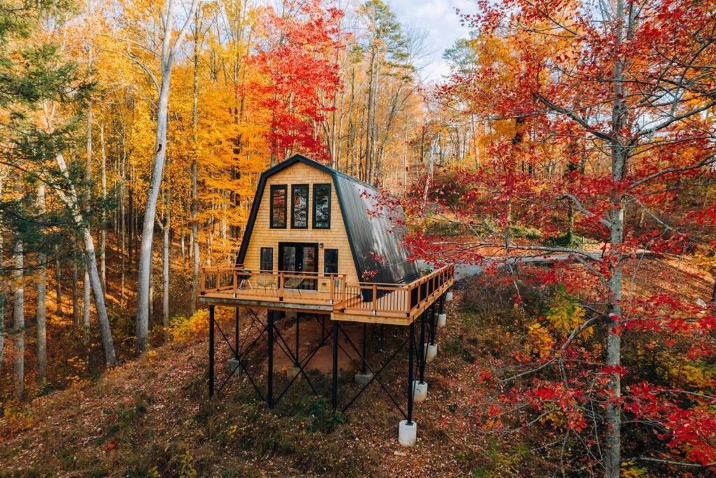 Secluded Mtn View New! 10 Mins To Gatlinburg Or Park Villa Bagian luar foto