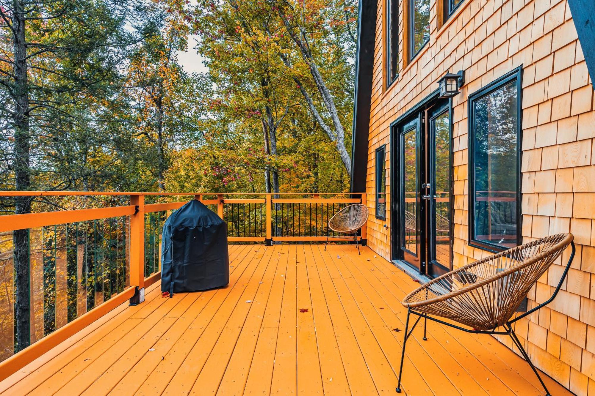 Secluded Mtn View New! 10 Mins To Gatlinburg Or Park Villa Bagian luar foto